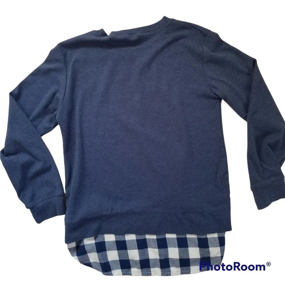 Girls Scooter Brown Spread Your Wings Like a Butterfly Sweat Shirt Large 14